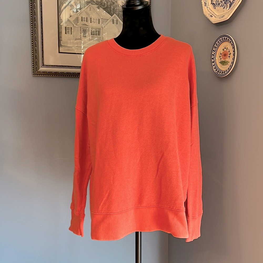 Coral Loose fit Sweatshirt